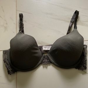 Wacoal Dark Grey Lace Bra